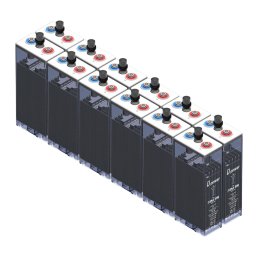 12 vasos Batería estacionaria Solar 7 OPZS 490 775ah C100 24V