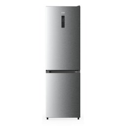 Frigorífico Combi VOK de 335 L en Inox 195,3 cm, Total No-Frost Sistema Multi Airflow Display en Puerta Puerta Reversible