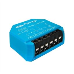 Interruptor inteligente Shelly 2L Gen3 Wi-Fi dos canales sin neutro, compacto, control remoto