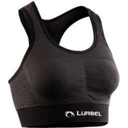 Lurbel Sujetador deportivo de mujer Cristallo Bra . Gris oscuro XL