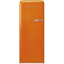 SMEG Frigorífico 1 puerta , Compresor Inverter, 270 litros, Naranja, apertura a la izquierda - FAB28LOR6. Naranja