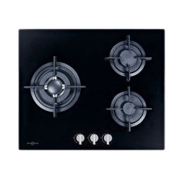 Vitrokitchen Cg605nb Encimera Cristal Gas 3fgos. A Gas Butano 60cm.