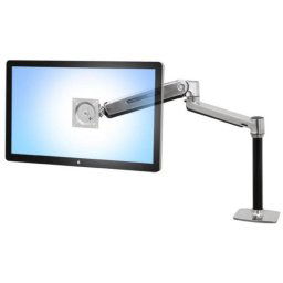Brazo Monitor Escritorio LX HD Sit-Stand Aluminio Soporta 13,6kg 46" Ajuste Ergonomía