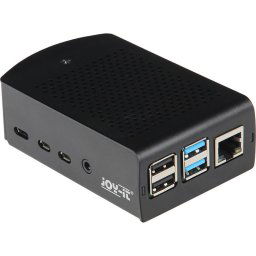 Joy-It rb-ALUcaseP4+06 Carcasa Aluminio para Raspberry Pi 4 B