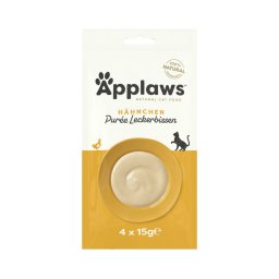 Applaws Puré snack para gatos - 4 x 15 g Pollo