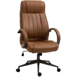 Vinsetto Silla de oficina 65x71.5x122 cm marrón