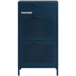 Pantone Mueble zapatero azul noche metal 55cm