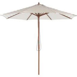 Beliani Sombrilla de jardín 260 cm beige