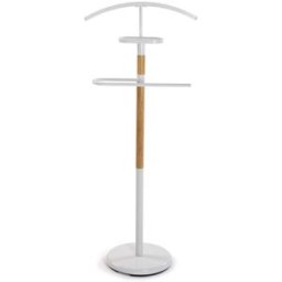 Versa Home Galán de noche en madera aglomerada blanco