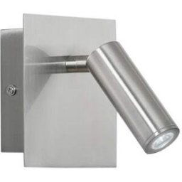 Luce Ambiente e Design Aplique led de metal negro con punto de luz orientable luz caliente