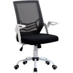 Vinsetto Silla de oficina 62.5x55x104 cm negro