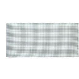 RNT by Really Nice Things Cabecero infantil tapizado en vichy color turquesa 110x52cm