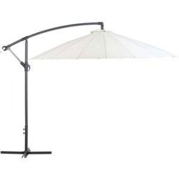 Beliani Sombrilla sin volantes 268 cm beige claro