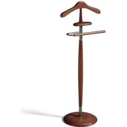 Herdasa Galán de noche de madera de haya nogal 110x45x32 cm