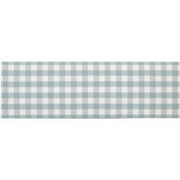 RNT by Really Nice Things Cabecero tapizado tela vichy turquesa 165x52 cm