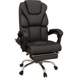 Vinsetto Silla de oficina 63x57x126 cm marrón