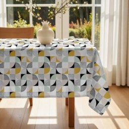Muare Home Mantel antimanchas xl 100% algodón multicolor 180x250 cm