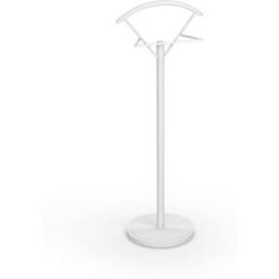 Herdasa Galán de noche de madera de haya y metal blanco 117x42x34 cm