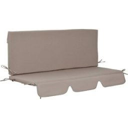 Outsunny Cojines para columpio 130x45x5 cm marrón