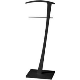 Herdasa Galán de noche de madera de haya negro 115x46x48 cm