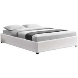 Concept Usine Estructura de cama blanca con caja de almacenaje 140 x 190 cm