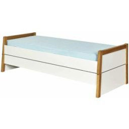 ID Kids Cama nido con colchón madera maciza 80x200 cm