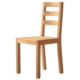 Tikamoon Silla madera teca maciza clara saln clsica diseo cocina