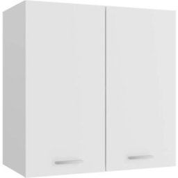 Maison Chic Armario colgante cocina madera ingeniería blanco 60x31x60 cm