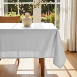 Muare Home Mantel antimanchas xl 100% algodón blanco 180x250 cm
