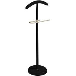 Herdasa Galán de noche de madera de haya negro 111x44x30 cm