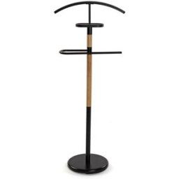 Versa Home Galán de noche en madera aglomerada negro