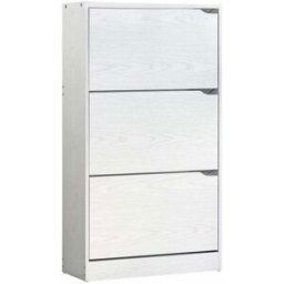 WeHome Zapatero en madera blanca