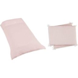 Alondra Set nórdico y protector rosa para cuna de 60x120 cm