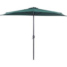 Beliani Sombrilla semicircular 270 cm verde