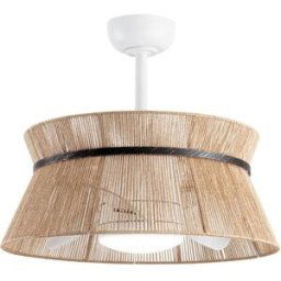 Sulion Ventilador de techo con pantalla decorativa y luz led