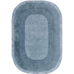 Novatrend Alfombra tufted a mano en lana azul 200x290 cm