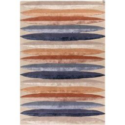Novatrend Alfombra moderna tufted a mano en lana beige 160x230 cm