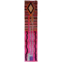 AFK Alfombra bereber marroquí de pura lana 72 x 350 cm