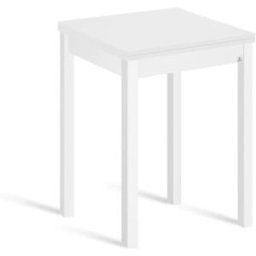 Portus Mesa cocina alta extensible libro 65(130)x65cm blanco pata blanco