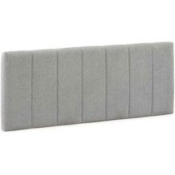 HOMN Cabecero tapizado 150x60 cm color gris, acolchado con espuma