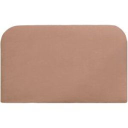 Decowood Cabecero tapizado desenfundable de pana coral de 180x110cm