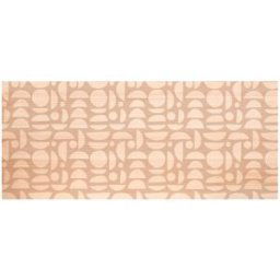 Decowood Cabecero de madera natural estampado de 105x80cm