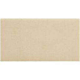 Decowood Cabecero tapizado de algodón en color beige de 200x80cm