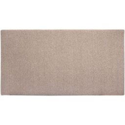 Decowood Cabecero tapizado de poliester liso en color marrón de 135x80cm