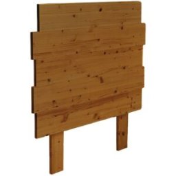 Hannun Cabecero de cama de madera de pino para cama de 90 cm en color marrón