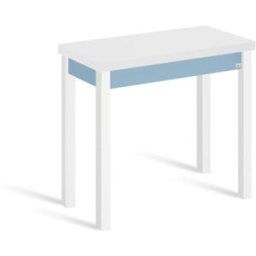 Portus Mesa cocina extensible libro 80x40(80) cm azul pata blanco
