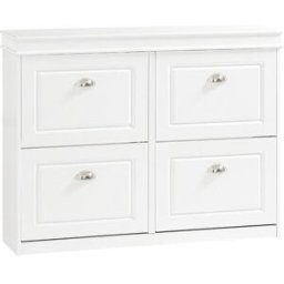 SoBuy Zapatero con 4 puertas mdf blanco
