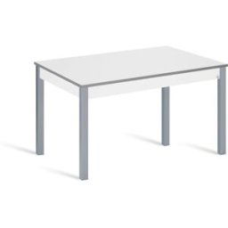 Portus Mesa cocina fija 120x80 cm blanco pata gris