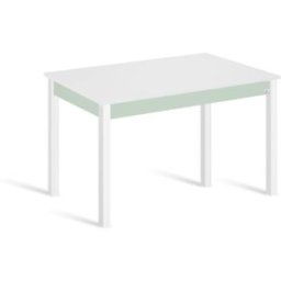 Portus Mesa cocina extensible 100(145)x60 cm verde pata blanco