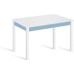 Portus Mesa cocina extensible 100(145)x60 cm azul pata blanco